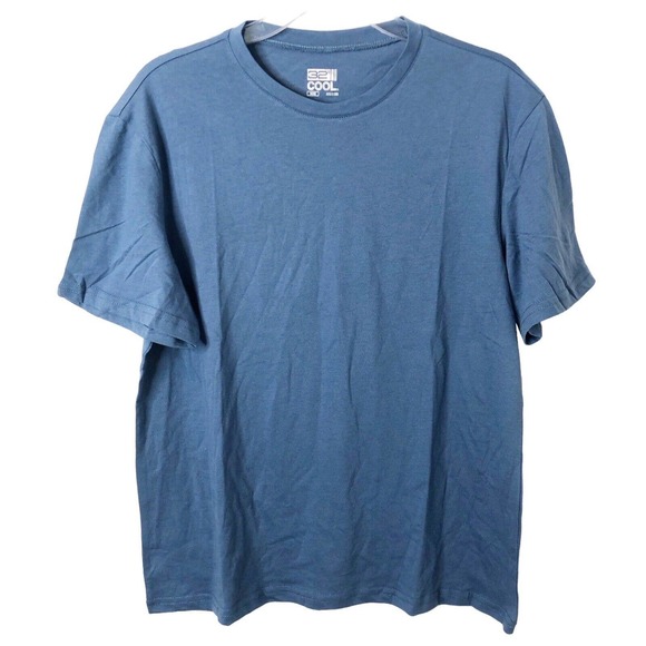 32 Degrees Cool NWT Men's Short Sleeve T-Shirt in Blue Velvet Size Medium - Picture 1 of 6